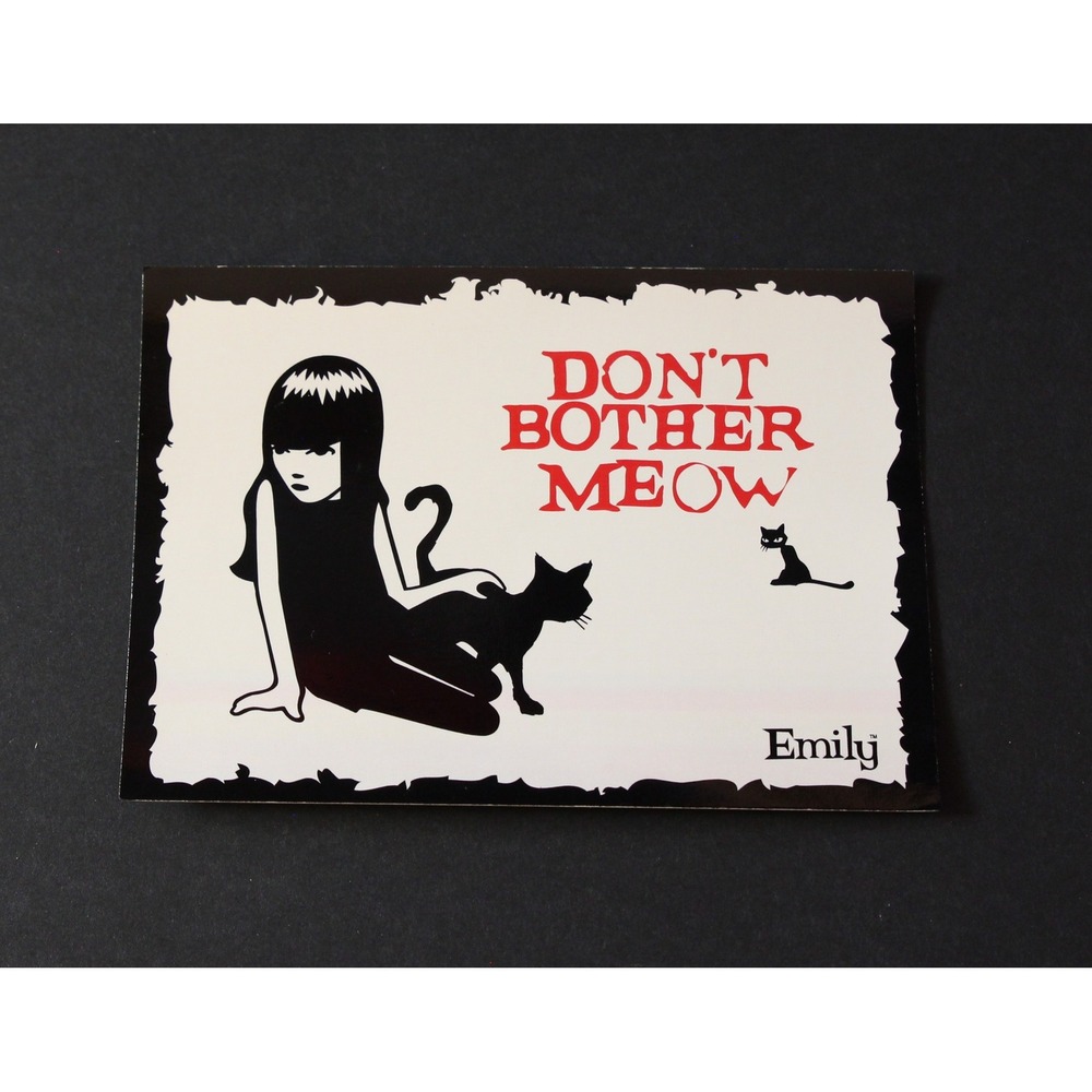 Emily "Don't bother Meow" Postcard 2003 New (M)